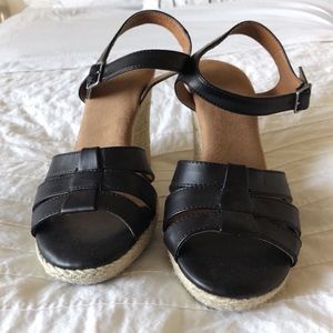Black Strap Sandals